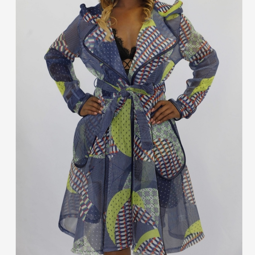Multiprint Mesh Jacket